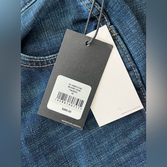 NWT RE/DONE RELAXED LONG JEANS - Picture 5 of 5